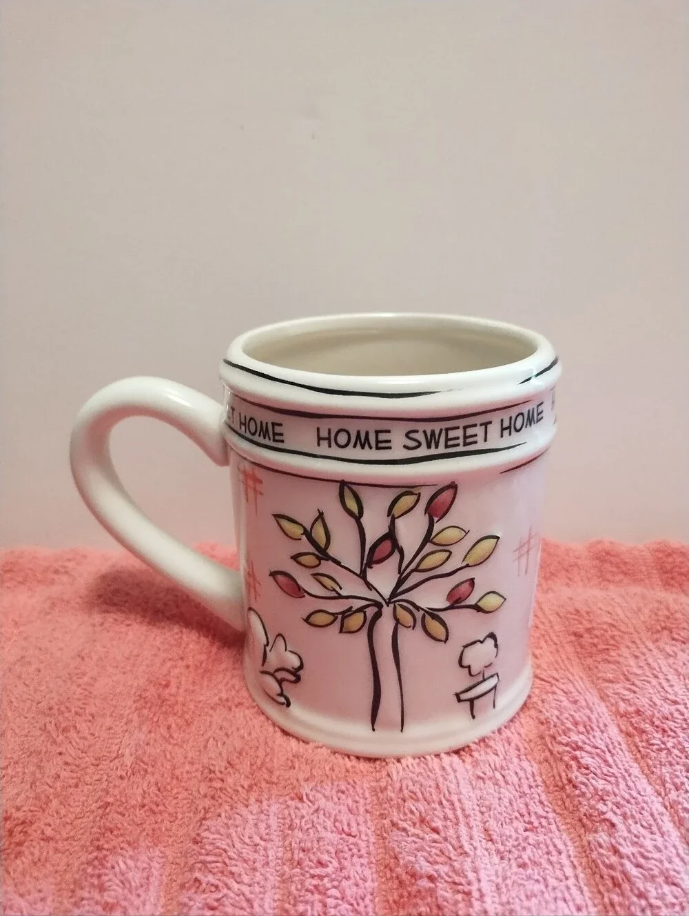 Pier One Home Sweet Home Ceramic Mug with Red Door